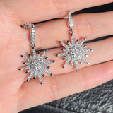 Luxury Christmas Savior Star Dangle Earrings