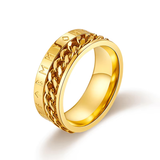 Men's Gold or Silver Eternity Ragnarok Ring