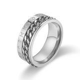 Men's Gold or Silver Eternity Ragnarok Ring