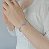 White Flower Princess Anniversary Bracelet