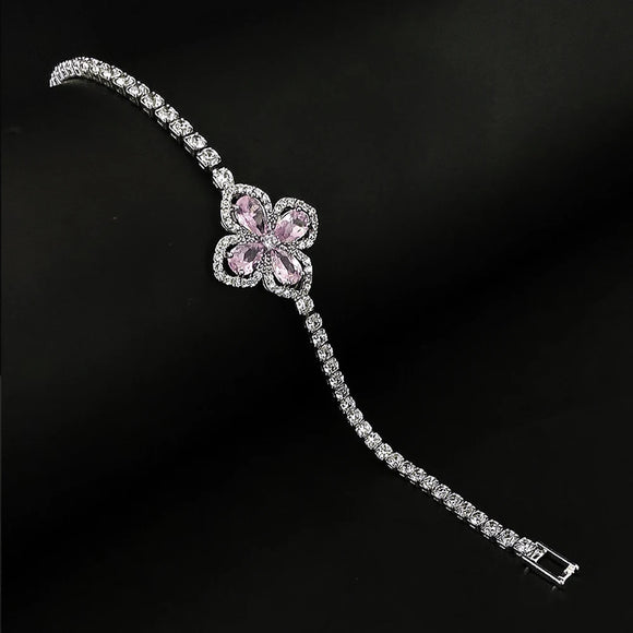 Pink Color Princess Anniversary Bracelet