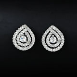 Multi Layer Luxury Pear Earrings