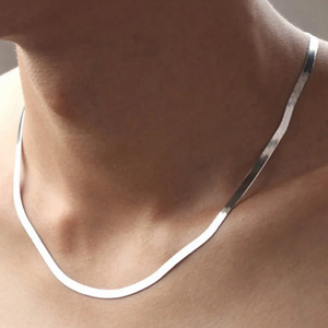 Men's Trendy Snake Bone Chain Necklace