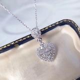 Luxury Heart 925 Sterling Silver Necklace
