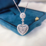 Luxury Heart 925 Sterling Silver Necklace