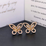 Trendy Gold, Rose or Silver Winner Butterfly Earrings