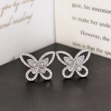 Trendy Gold, Rose or Silver Winner Butterfly Earrings