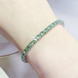 17cm or 19cm Unique Lucky Sky Green Bracelet Bangle