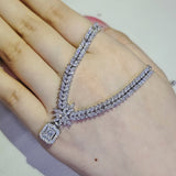 Luxury Princess 925 Sterling Silver Necklace