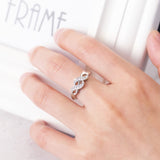 Trendy Round Fashion Cocktail Ring