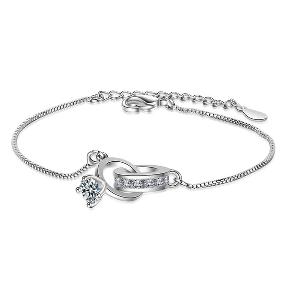 Halo 925 Sterling Silver Bracelet