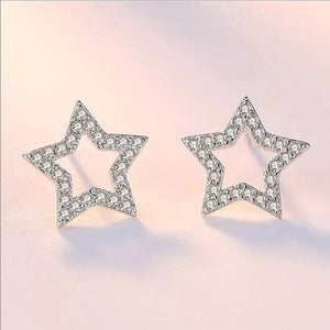 Five-pointed Star 925 Sterling Silver Earings