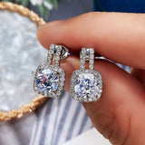 Luxury Princess 925 Sterling Silver Earrings