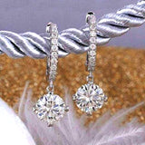 Luxury Hanging 925 Sterling Silver Earrings