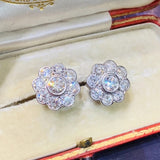 Korean Blossoms 925 Sterling Silver Earrings